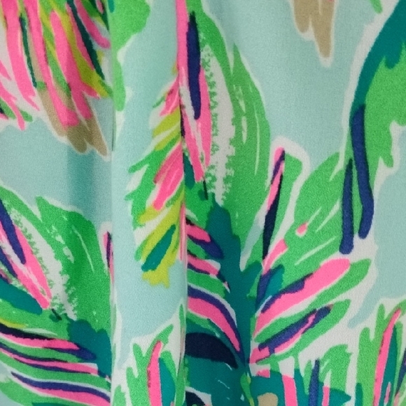 Lilly Pulitzer Vibrant Pink and Green Dress - Picture 6 of 6